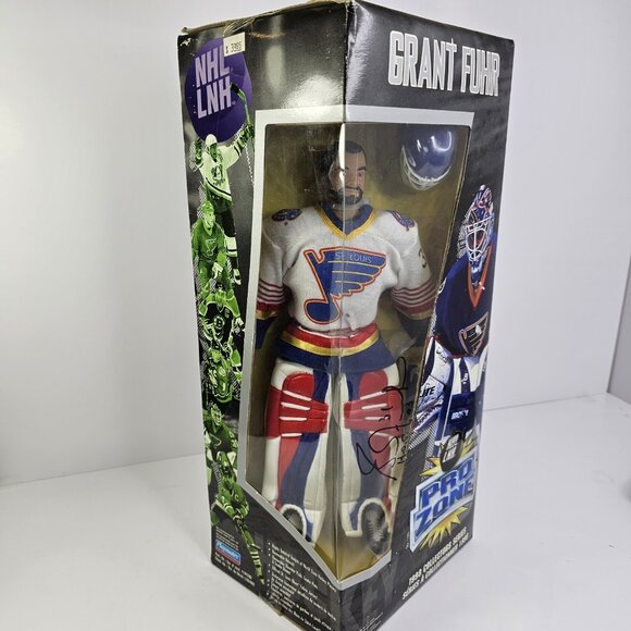 SIGNED 1998 NHL Playmates Pro Zone Grant Fuhr Collectors Series 12" Autographed - Picture 15 of 15